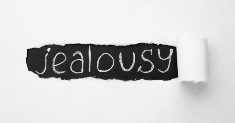 jealousy in BDSM. Written on a notebook.