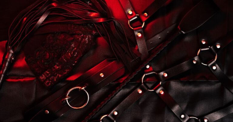 BDSM play parties represented through BDSM items.