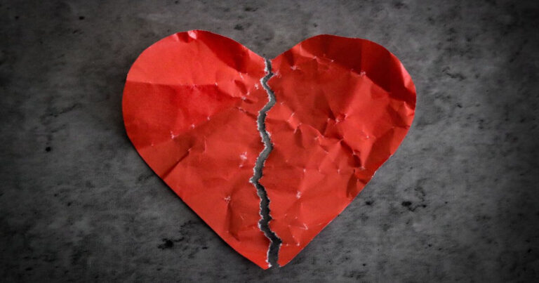Heartbreak representing ending a BDSM relationship.