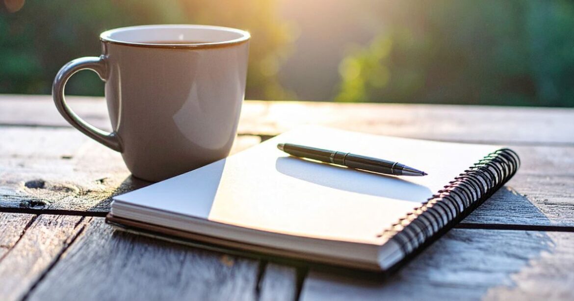 BDSM rituals being created via journaling on a bright sunny day.